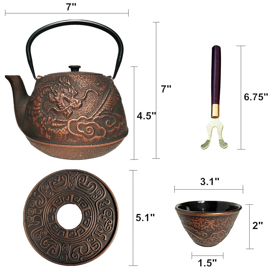 日本製 鋳鉄 ティーポット 茶こし付き Amazon | 鋳鉄製ティーポット 日本製 鉄瓶 丈夫な鋳鉄製